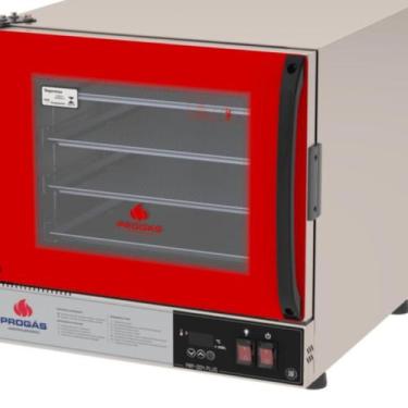 Imagem de Forno Turbo Eletrico Fast Oven PRP-004 G2 Plus Vermelho 127v Progás, 1