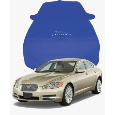 Imagem de Capa de Carro Jaguar XF Tecido  Lycra Premium - Cadilhe Capas, Azul Ro