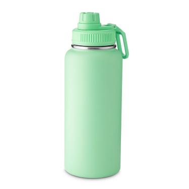 Imagem de Garrafa Térmica com Alça e Bico 960ML para Bebidas em Aço Inox Parede Dupla Isolada a V...