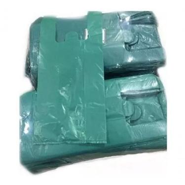 Imagem de Sacola Plástica Sacolas Plásticas Recicladas Recuperadas Reforçadas 35x45 2 kg Alta Resistência Azul Verde Marrom