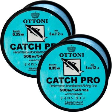 Imagem de Kit Linha de Pesca Monofilamento 0,35MM 6KG-12LB 500M com Alta Resistência e Boa Sensib...