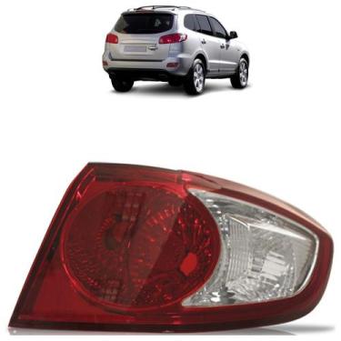Imagem de Lanterna Traseira Santa Fé 2006 A 2010 Bicolor Canto - Automotive Impo
