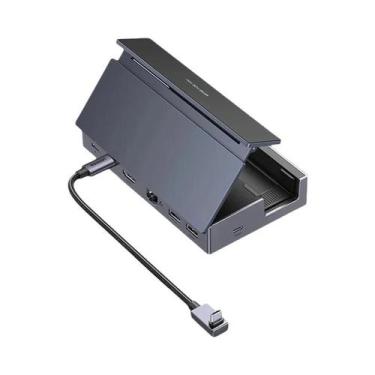 Imagem de Hub USB-C 6 Em 1 Para Steam Deck Com HDMI 4K120Hz, USB-A/C 5Gbps, PD10