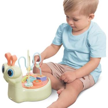 Imagem de Brinquedo Caracol Aramado Montessori Educativo Colorido - Mercotoys