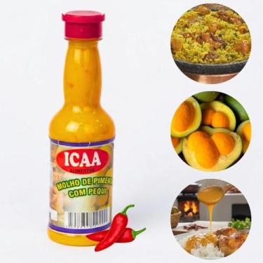 Imagem de Molho De Pequi Puro Cremoso Tradicional 150ml Sabor Intenso - icaa, Mo