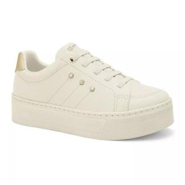 Imagem de Tênis Flatform Ramarim, Bege, 37