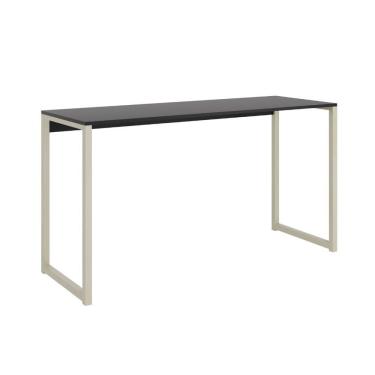 Imagem de Mesa Escrivaninha Industrial Desk 90 Color Quarto Escritório Preto Creme Cota