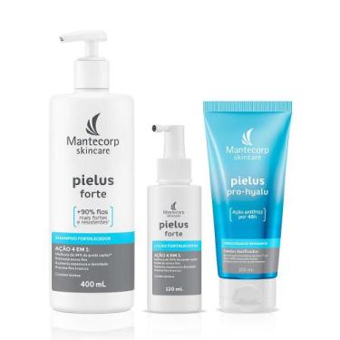 Imagem de Kit Shampoo Pielus Forte 400mL + Loção Pielus Forte + Condicionador Pr