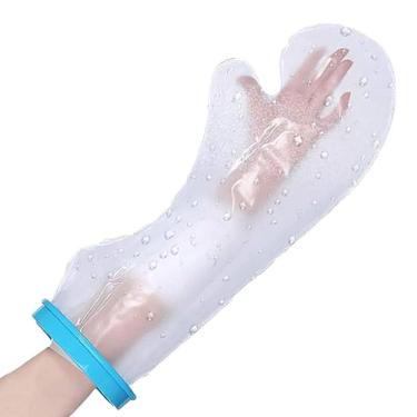 Imagem de Capa Protetora Gesso Curativos Luva de Banho Protetora de Feridas Pos-Cirurgico Impermeavel Lesao Machucado Cicatrizacao