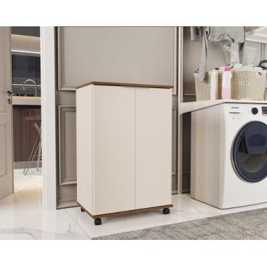 Imagem de Envio Full Armário Multiuso Organizador Sapateira 2 portas com rodizío