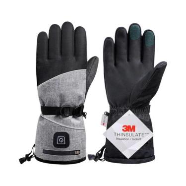 Imagem de Luvas Térmicas Aquecidas Para O Inverno, Impermeáveis, Com Algodão 3M,