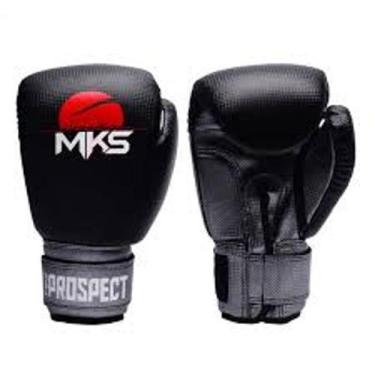 Imagem de Luva de Boxe MKS New Prospect 14oz, Preto, Prata