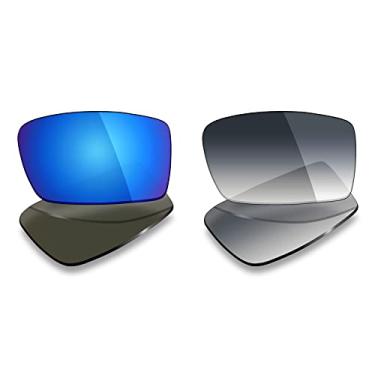 Imagem de 2 pares de lentes polarizadas de substituição da Mryok para óculos de sol Oakley Gascan – Opções