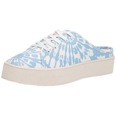 Imagem de Jessica Simpson Tênis feminino Eyden, Branco brilhante, 8.5