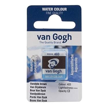 Imagem de Aquarela Pastilha Talens Van Gogh 403 Vandyke Brown 20864031