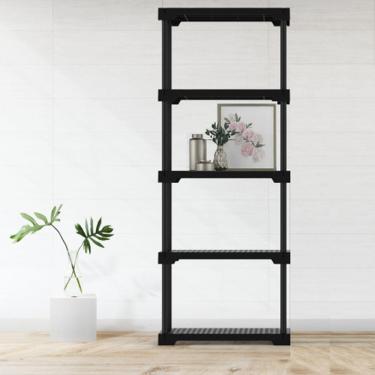 Imagem de Estante Modular 5 Prateleiras Poly Eco Grifit Preta