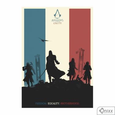 Imagem de Pôster Adesivo Assassin's Creed unity 30x42cm