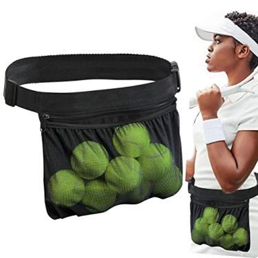 Imagem de bola tênis cintura - Tênis Pickleballs Senhoras Segurar Acessórios Saias Men's Cintura Bolsas Sacos Acessórios | Cinta tênis para armazenamento tênis e bola