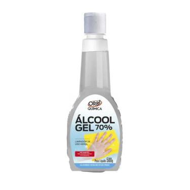 Imagem de Álcool Gel 70% Antisséptico E Higienizador De Mãos 500G - Orbi