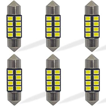 Imagem de Yoper DE3175 7065 Lâmpadas de LED para interior cúpula mapa porta cortesia placa de licença Canbus branco livre de erros Festoon (31 mm)