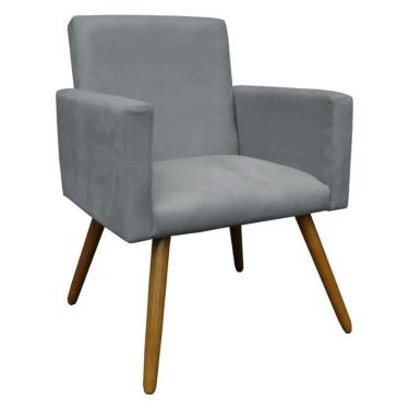 Imagem de Poltrona Nina Ester Penteadeira Grafite