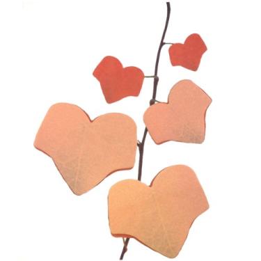 Imagem de Wrapables Bloco de notas adesivas Post-It, vermelho