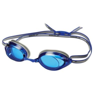 Imagem de Speedo Óculos de natação unissex adulto Vanquisher 2.0 azul, tamanho único