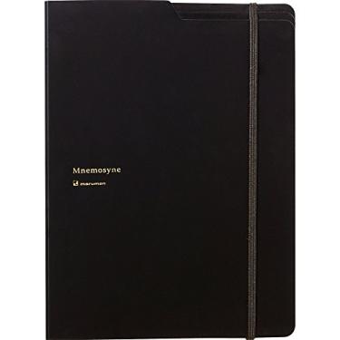 Imagem de Maruman Caderno MNEMOSYNE HN187FA A4 com pasta, preto