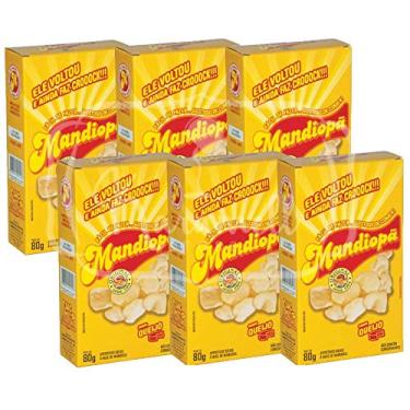 Imagem de Salgadinho Mandiopã Original 6 Caixas 80g Sabor Queijo