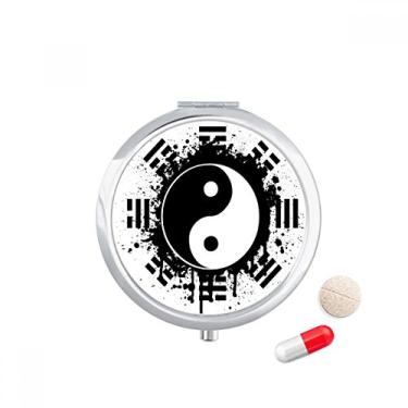 Imagem de Oito diagramas Taiji Yin-yang, caixa de armazenamento de medicamentos, caixa de armazenamento de remédios