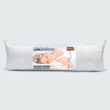 Imagem de Travesseiro Xuxão Body Pillow 1,90m + Fronha Branca Percal 100% Algodão