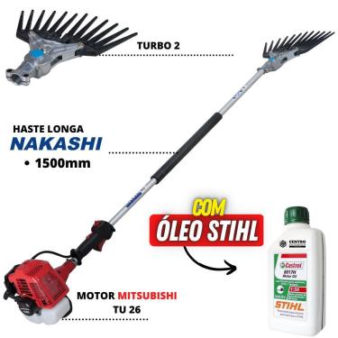 Imagem de Derriçadeira Profissional Para Cafezais Nakashi DL262MT2L Com Motor Mitsubishi 26cc Bra...