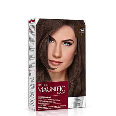Imagem de Kit Coloração em Creme Magnific Color, Amend, 6.7 Chocolate