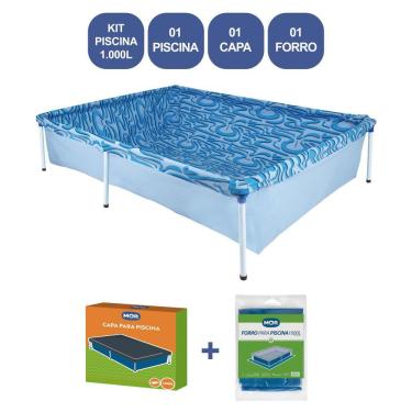 Imagem de Kit Piscina 1.000 L