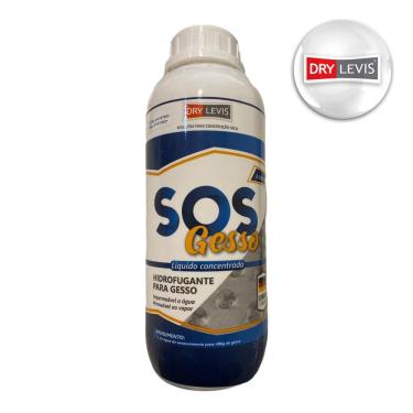 Imagem de Kit 2X Hidrofugante Para Gesso - Sos Gesso 1 Litro Drylevis