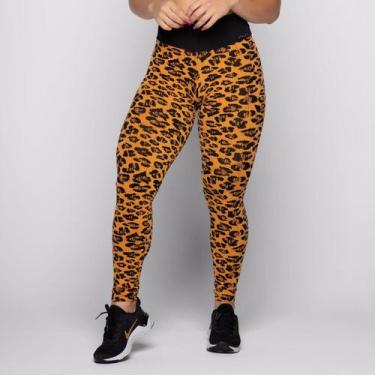 Imagem de Calça Legging Jacquard Onça - Ava Fitness Wear