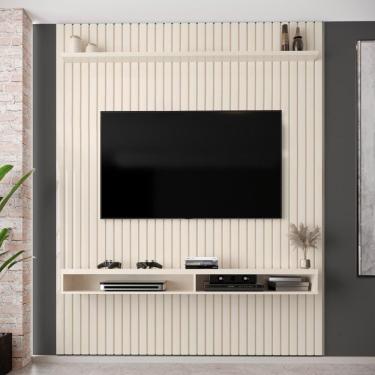 Imagem de Painel Ripado para TV Até 75 Polegadas Intense com Nicho 184cm
