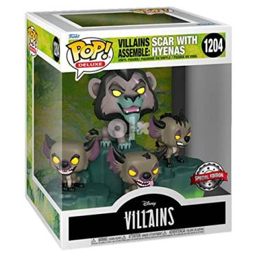 Imagem de Funko Moments Disney The Lion King Pop! Deluxe Scar with Hyenas Vinyl Figure Hot Topic Exclusive #1204