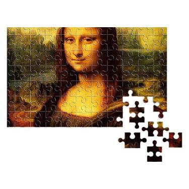 Imagem de Quebra-Cabeça 500 Peças Puzzle Quadro Mona Lisa 50,8X36 Cm - Smart