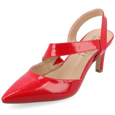 Imagem de Journee Collection Womens Scarlett Tru Comfort Foam Stiletto Heel Pointed Toe Pumps Red 7.5 Medium Womens US