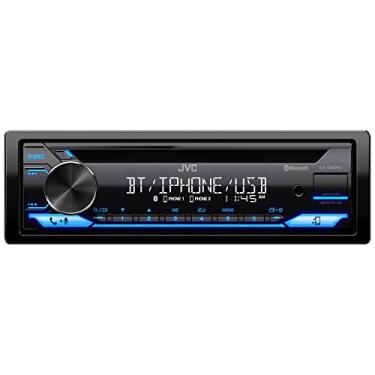 Imagem de JVC CD estéreo Bluetooth KD-SR87BT com porta USB – rádio AM/FM, leitor de MP3, LCD de alto contraste, placa frontal removível – DIN único – equalizador de 13 bandas