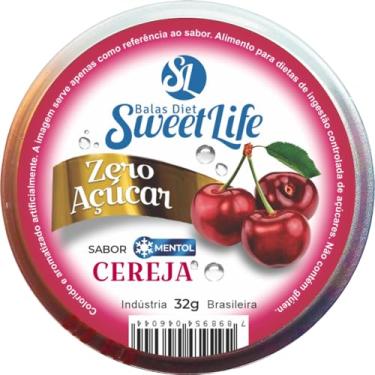 Imagem de Bala Diet Cereja Lata 32g Sweet Life
