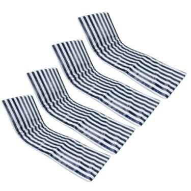 Imagem de Colchonete Revestido Espreguiçadeira Piscina Reforçado 4un