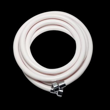 Imagem de Mangueira Plástica Pvc Cardal Branca Com Luvas Cromadas 2,5m - AC061