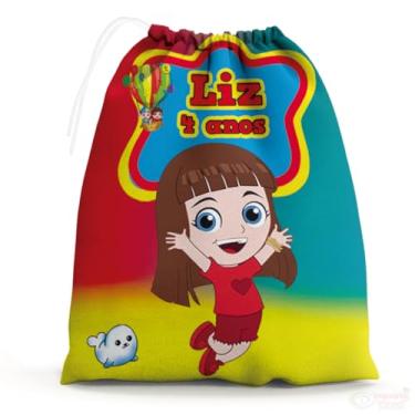 Imagem de Sacolinhas Surpresa Personalizada Tecido Gi Aventureira Vermelha (Sacolinhas 15x20, Unidades, 40)