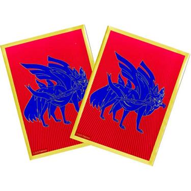 Imagem de Pokemon Sword & Shield Card Sleeves Zacian - 65 Sleeves per Pack - Tournament Legal - Elite Trainer Box Exclusive