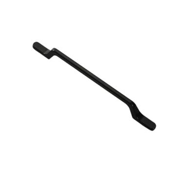 Imagem de Puxadores de porta de armário de cozinha preto simples, ouro fosco, liga de alumínio, gaveta, puxador de móveis, preto 160mm9