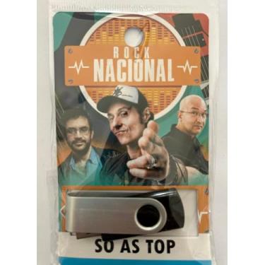 Imagem de pendrive gravado musicas pop rock nacional