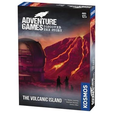 Imagem de Adventure Games: The Volcanic Island – Choose Your Own Adventure Game | A Kosmos Game from Thames & Kosmos | Collaborative, Replayable Storytelling Game Experience for 1 to 4 Players | Ages 12+