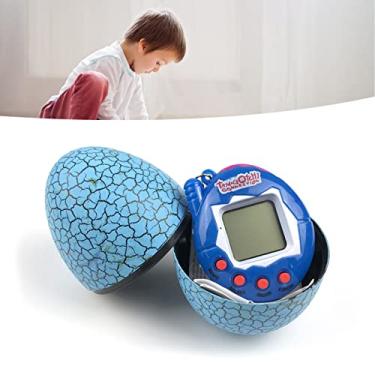 Imagem de Engraçado Eletrônico Máquina de Jogo para Animais de Estimação Brinquedo Digital Portátil para Crianças Caixa Em Formato de Ovo (Azul)